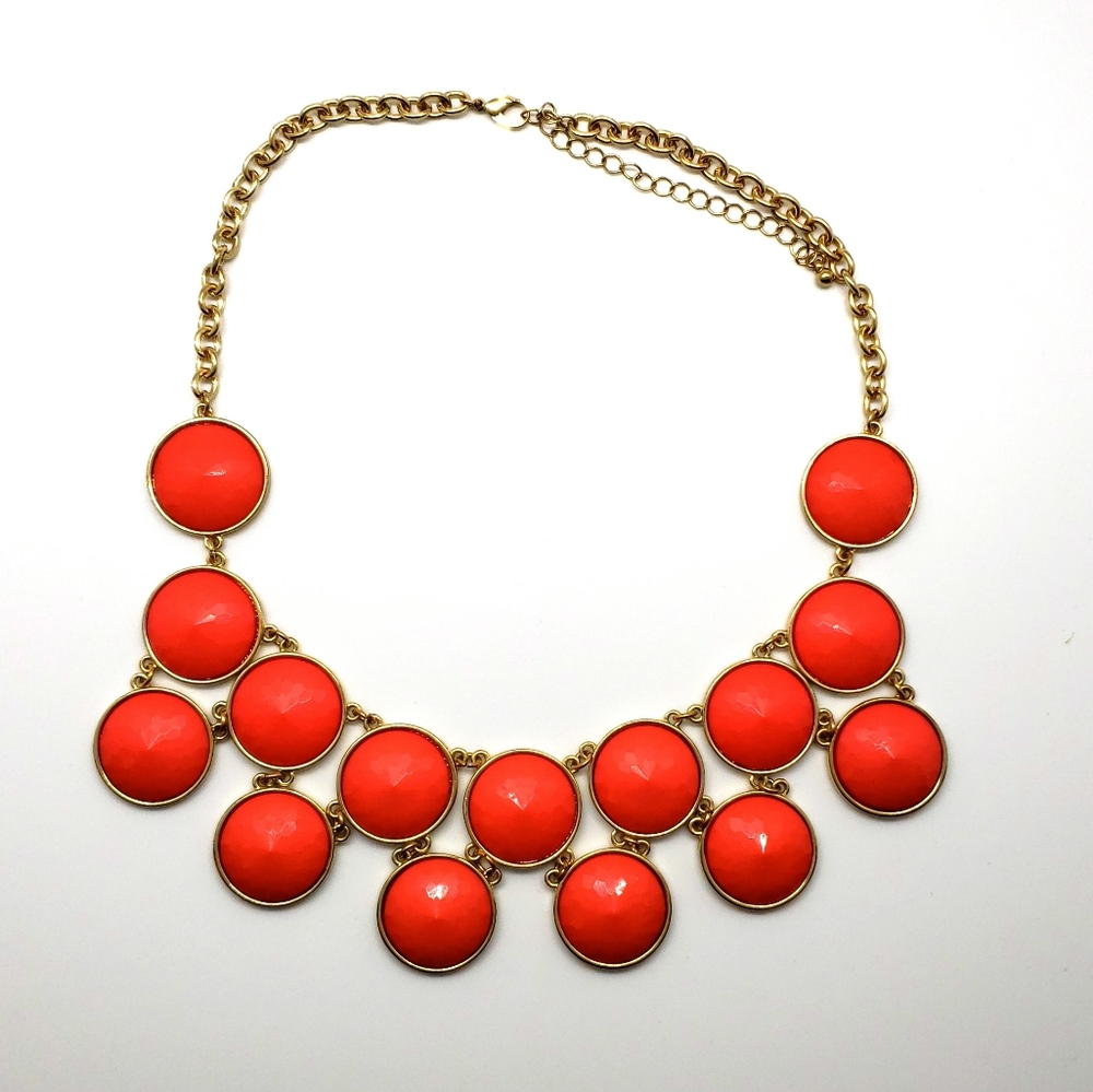 Coral Statement Necklace
